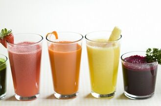 Saftdiät zur Gewichtsreduktion
